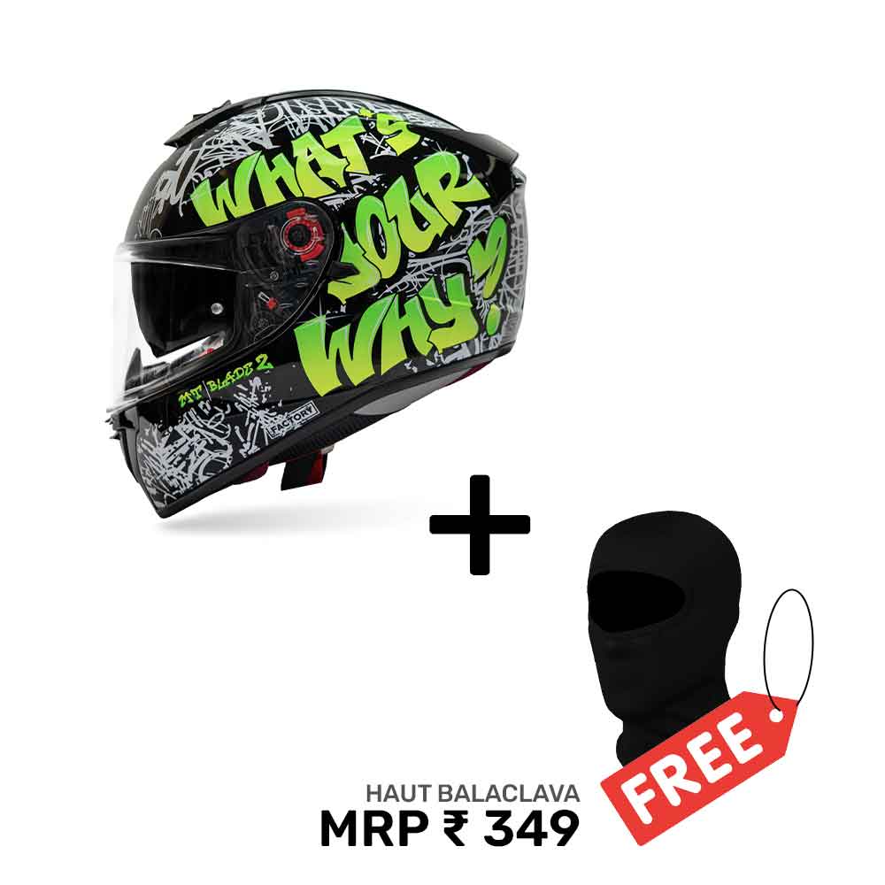 Blade 2 Sv Factory A6 - Motorcycle Riding Helmet (Fluor Gloss) — Full Face Helmets
