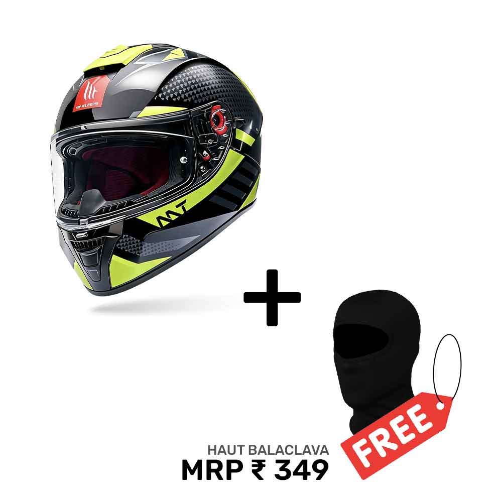 BLADE 2 SV - RHAPSODY B3 FLUOR GLOSS + Balaclava — Full Face Helmets