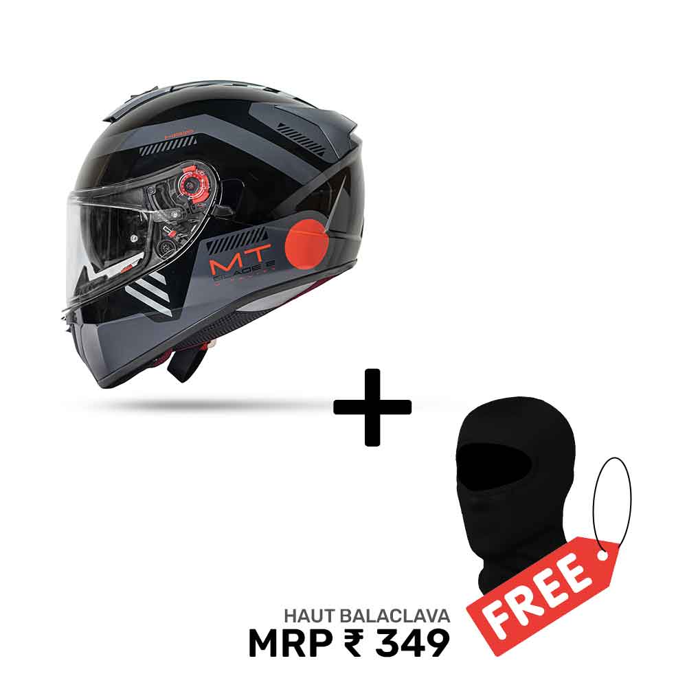 Blade 2 Sv Vitality B5 - Motorcycle Riding Helmet (Gloss) + Balaclava — Full Face Helmets