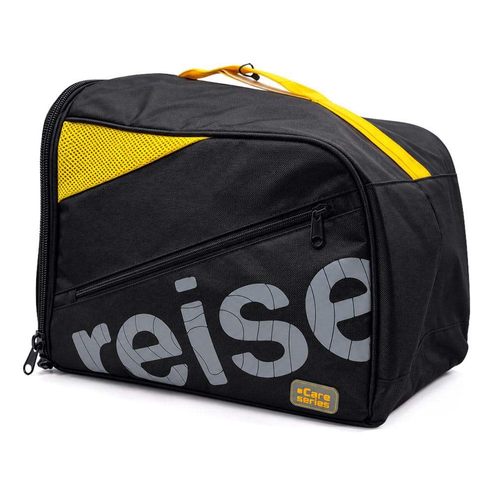 Motorcycle Helmet Bag (Black/Yellow) — Full Face Helmets