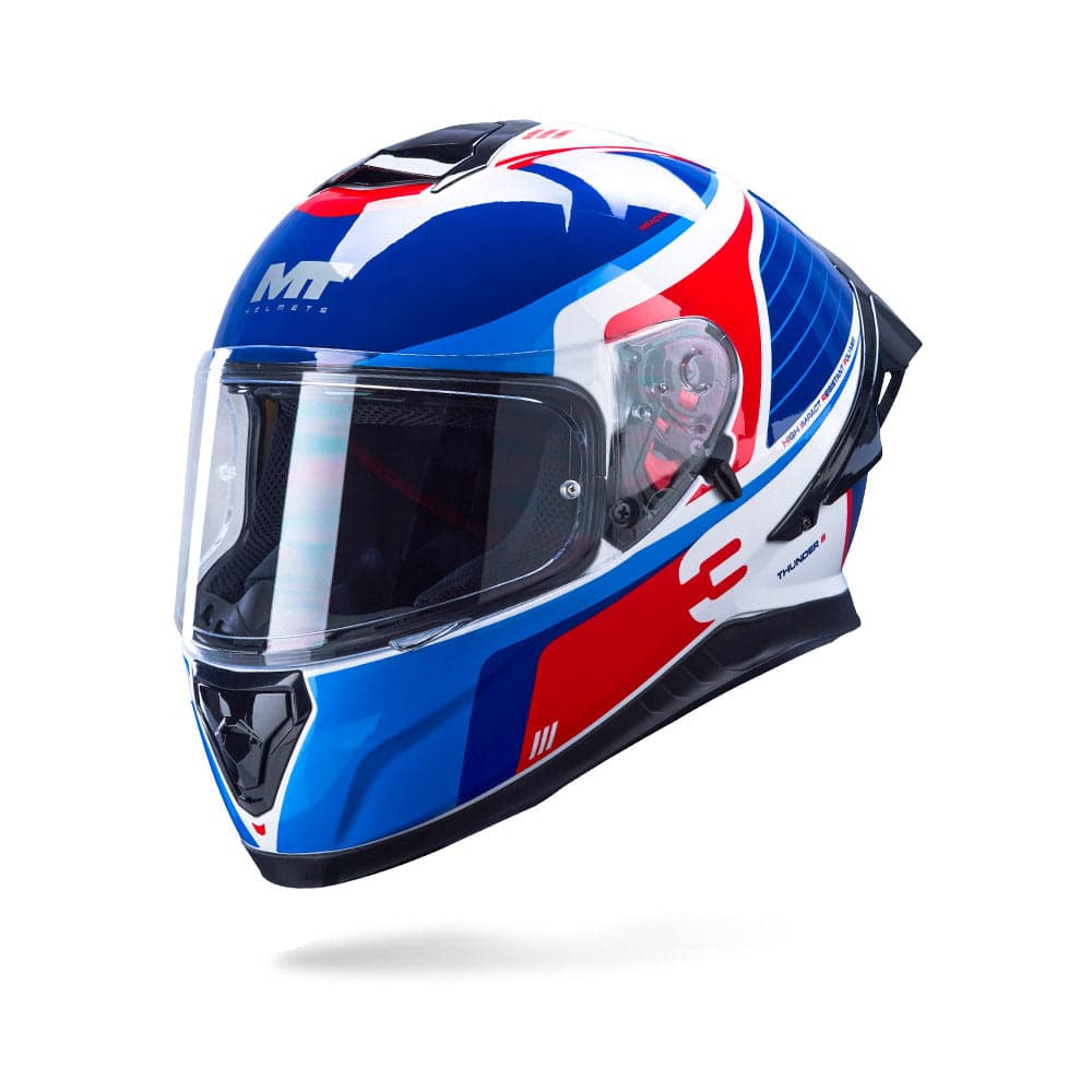 Thunder 3 SV (SPOILER) - Breezer A17 Gloss — Full Face Helmets