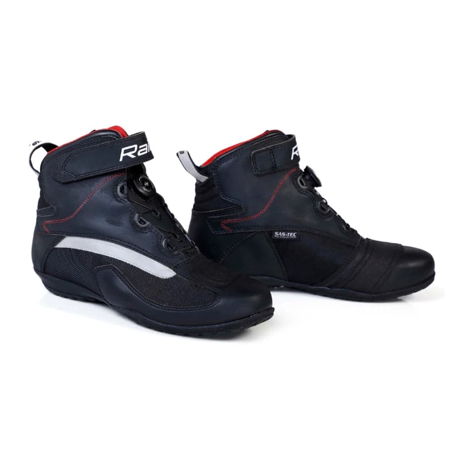 Urbanr- Motorcycle Riding Shoes (Red) — Riding Boots & Footwear