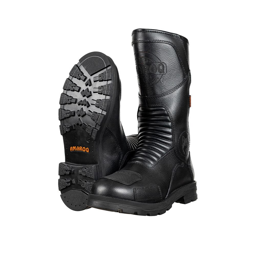 Valiant - Water Resistant Adventure Touring Boots (Black) — Riding Boots & Footwear
