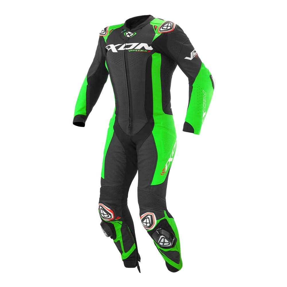 Vortex 3 Suit - Black/Green — Riding Jackets
