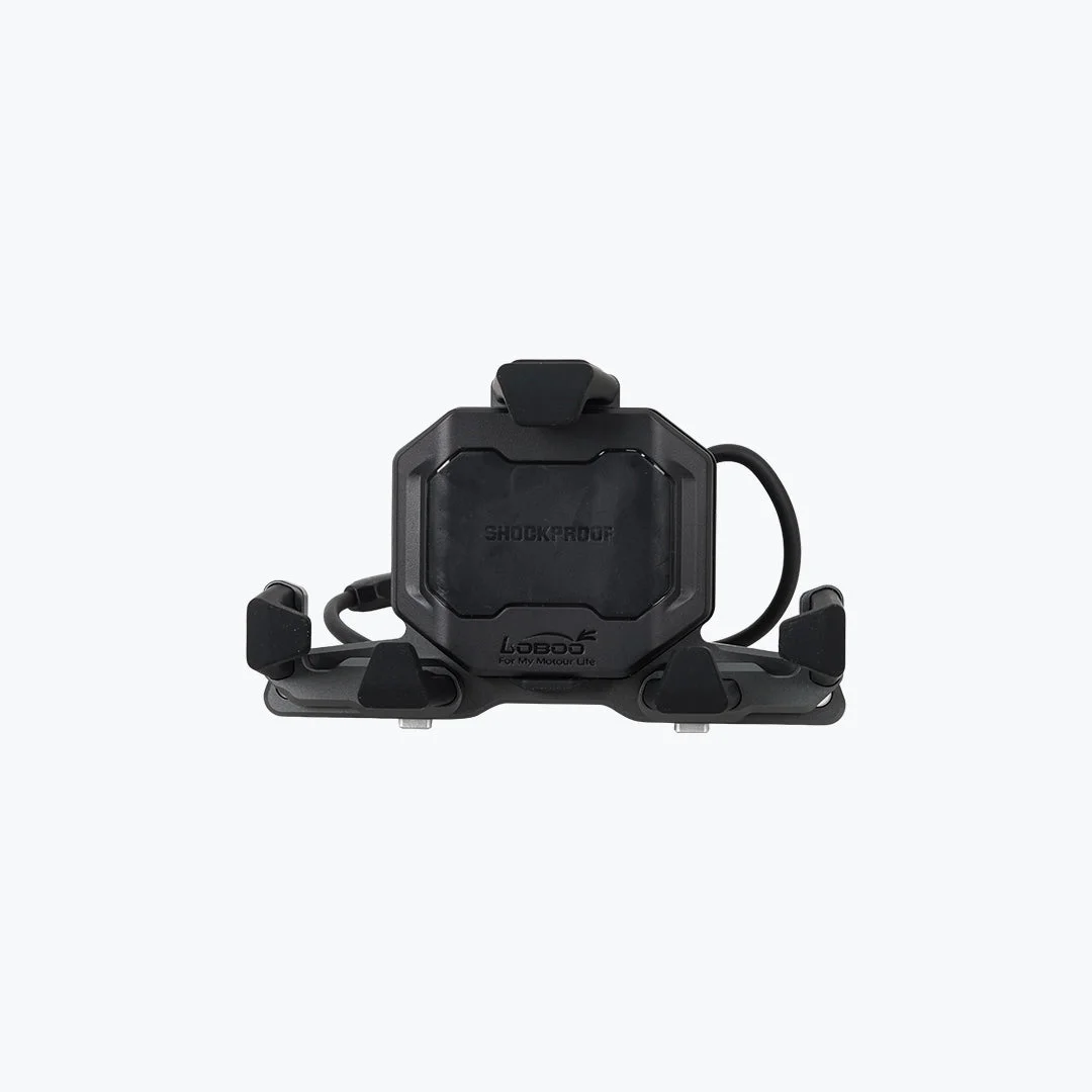 LOBOO Handlebar Phone Holder with Wireless Charging — Accessories & Mounts