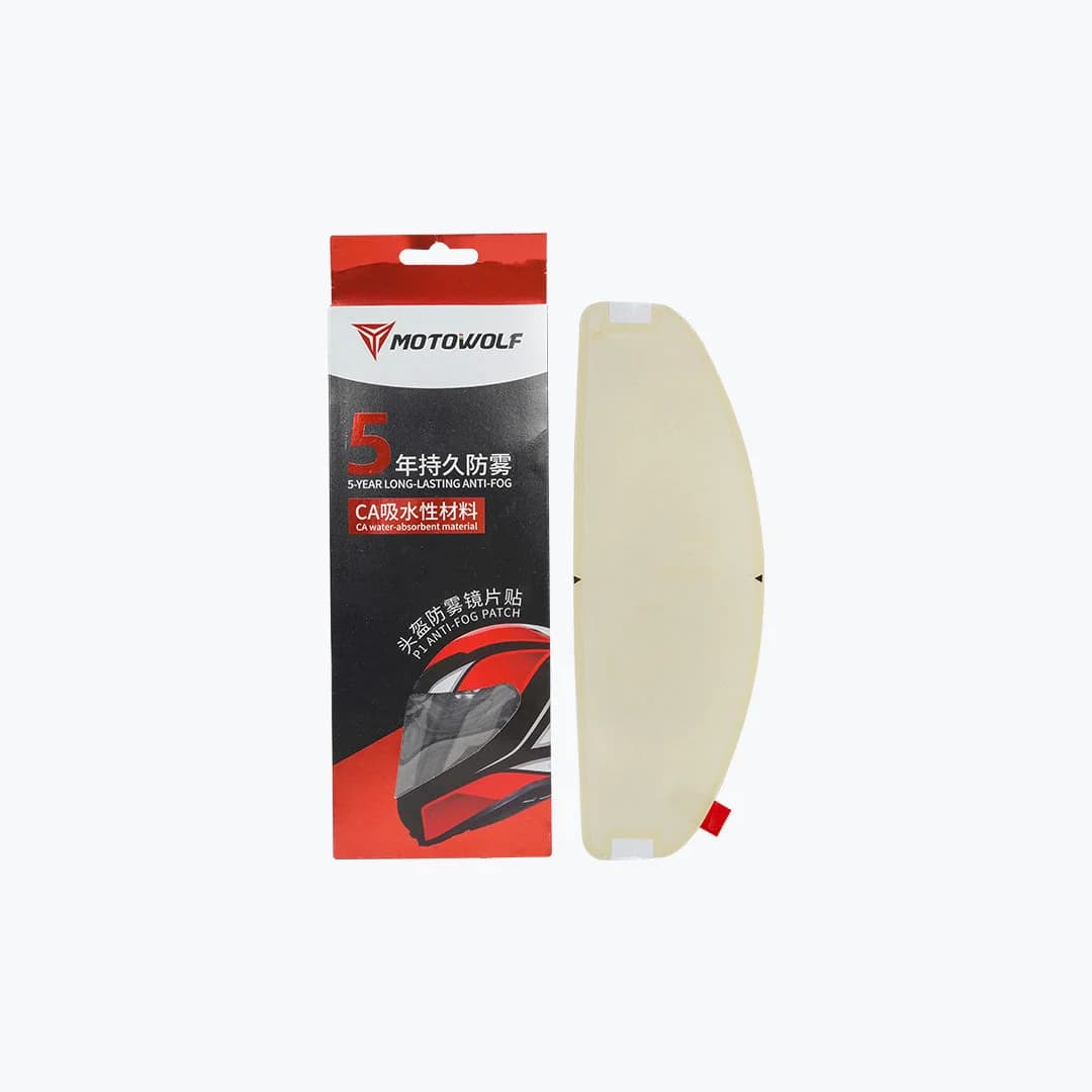 MOTOWOLF P1 Anti-Fog Helmet Visor Patch — Full Face Helmets
